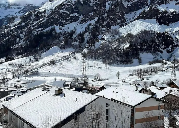 Ideally Located 3.5 Flat Lägenhet Leukerbad